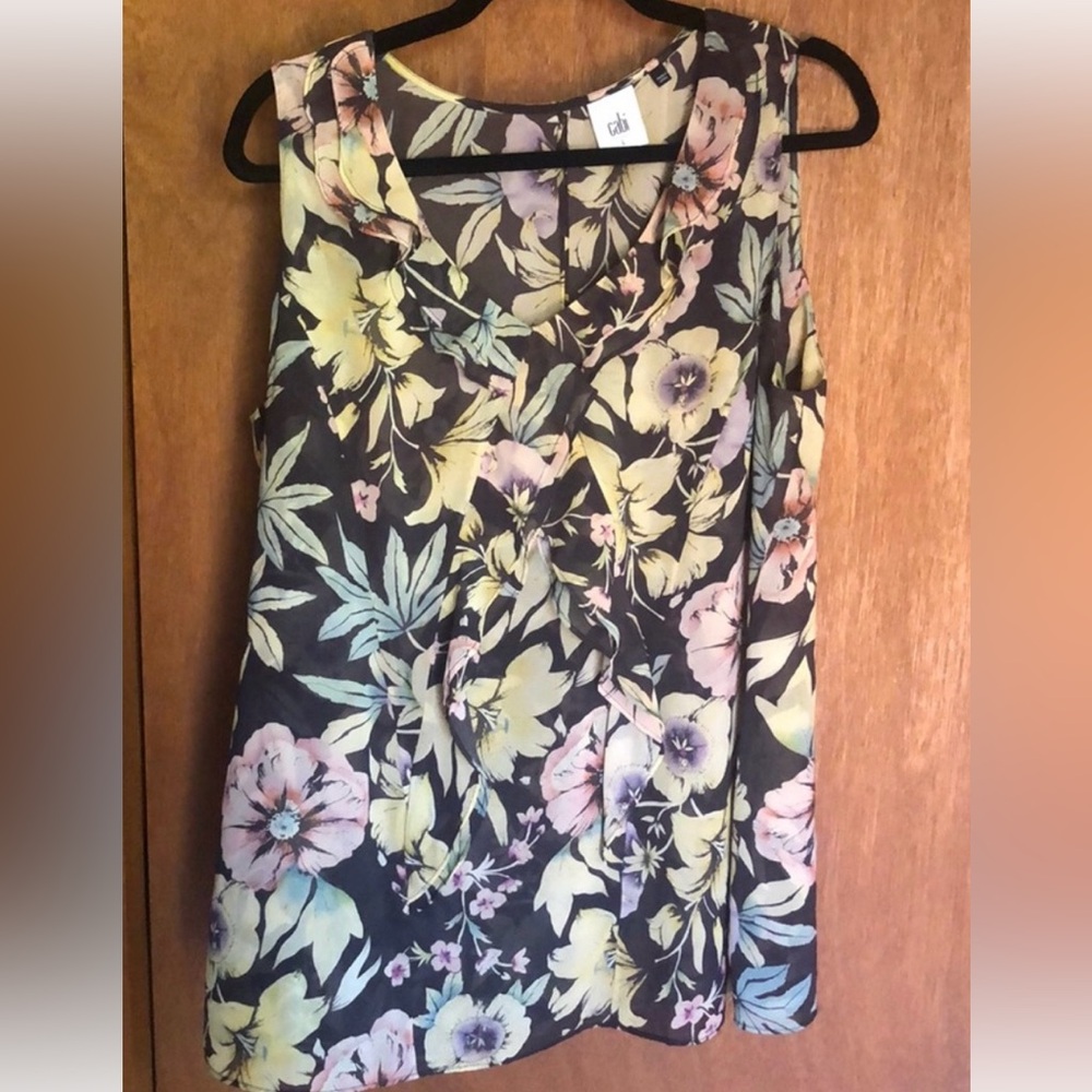 Cabi Osaka Nights sleeveless Tank Large - top / blouse